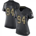 Wholesale Cheap Nike Saints #94 Cameron Jordan Black Women's Stitched NFL Limited 2016 Salute to Service Jersey