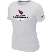 Wholesale Cheap Women's Nike Arizona Cardinals Critical Victory NFL T-Shirt White