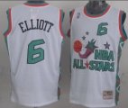 Wholesale Cheap NBA 1996 All-Star #6 Sean Elliott White Swingman Throwback Jersey