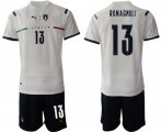 Wholesale Cheap Men 2020-2021 European Cup Italy away white 13 Soccer Jersey