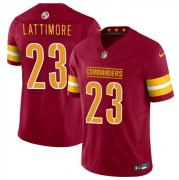 Cheap Men's Washington Commanders #23 Marshon Lattimore Burgundy 2024 F.U.S.E. Vapor Limited Stitched Football Jersey