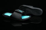 Wholesale Cheap Air Jordan Hydro 6 Sandals Shoes Black/Gamma Blue