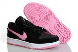 Wholesale Cheap Womens Air Jordan 1 Retro Shoes Black/pink