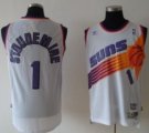 Wholesale Cheap Phoenix Suns #1 Amare Stoudemire White Swingman Throwback Jersey