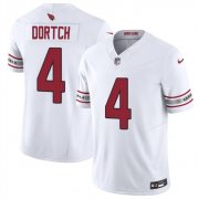 Cheap Men's Arizona Cardinals #4 Greg Dortch White 2024 F.U.S.E. Vapor Untouchable Limited Stitched Football Jersey