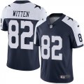 Wholesale Cheap Nike Cowboys #82 Jason Witten Navy Blue Thanksgiving Men's Stitched NFL Vapor Untouchable Limited Throwback Jersey