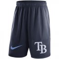 Wholesale Cheap Men's Tampa Bay Rays Nike Navy Dry Fly Shorts