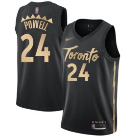 Wholesale Cheap Raptors #24 Norman Powell Black Basketball Swingman City Edition 2019-20 Jersey