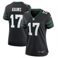 Cheap Women's New York Jets #17 Davante Adams Black Stitched Jersey(Run Small)