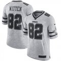 Wholesale Cheap Nike Cowboys #82 Jason Witten Gray Men's Stitched NFL Limited Gridiron Gray II Jersey