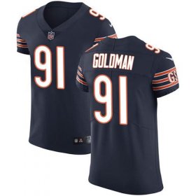 Wholesale Cheap Nike Bears #91 Eddie Goldman Navy Blue Team Color Men\'s Stitched NFL Vapor Untouchable Elite Jersey