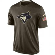 Wholesale Cheap Men's Toronto Blue Jays Salute To Service Nike Dri-FIT T-Shirt