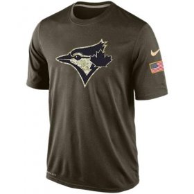 Wholesale Cheap Men\'s Toronto Blue Jays Salute To Service Nike Dri-FIT T-Shirt