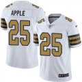 Wholesale Cheap Nike Saints #25 Eli Apple White Men's Stitched NFL Limited Rush Jersey