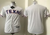 Wholesale Cheap Rangers Blank White Cool Base Stitched Youth MLB Jersey