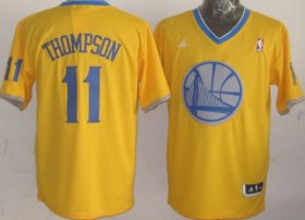 Wholesale Cheap Golden State Warriors #11 Klay Thompson Revolution 30 Swingman 2013 Christmas Day Yellow Jersey