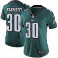 Wholesale Cheap Nike Eagles #30 Corey Clement Midnight Green Team Color Women's Stitched NFL Vapor Untouchable Limited Jersey