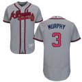 Wholesale Cheap Braves #3 Dale Murphy Grey Flexbase Authentic Collection Stitched MLB Jersey