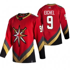 Wholesale Cheap Men\'s Jack Eichel Vegas Golden Knights #9 Red 2021 Reverse Retro Jersey