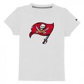 Wholesale Cheap Tampa Bay Buccaneers Sideline Legend Authentic Logo Youth T-Shirt White