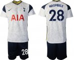 Wholesale Cheap Men 2020-2021 club Tottenham Hotspur home 28 white Soccer Jerseys