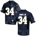 Wholesale Cheap Notre Dame Fighting Irish 34 Tony Jones Jr. Navy College Football Jersey