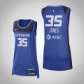 Cheap Women Connecticut Sun #35 Jonquel Jones Royal 2021 Rebel Edition Stitched Jersey