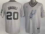 Wholesale Cheap San Antonio Spurs #20 Manu Ginobili Revolution 30 Swingman 2013 Christmas Day Gray Jersey