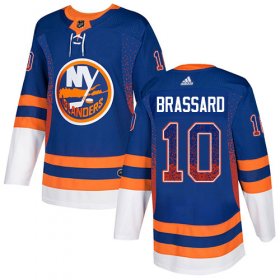 Wholesale Cheap Adidas Islanders #10 Derek Brassard Royal Blue Home Authentic Drift Fashion Stitched NHL Jersey