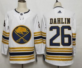 Wholesale Cheap Buffalo Sabres #26 Matt Moulson White Unveil Golden 50th Anniversary Jersey