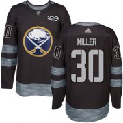 Wholesale Cheap Adidas Sabres #30 Ryan Miller Black 1917-2017 100th Anniversary Stitched NHL Jersey