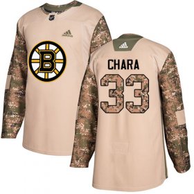 Wholesale Cheap Adidas Bruins #33 Zdeno Chara Camo Authentic 2017 Veterans Day Stitched NHL Jersey