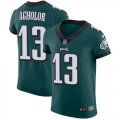 Wholesale Cheap Nike Eagles #13 Nelson Agholor Midnight Green Team Color Men's Stitched NFL Vapor Untouchable Elite Jersey