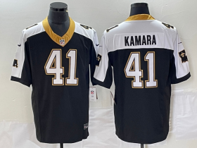 Wholesale Cheap Men\'s New Orleans Saints #41 Alvin Kamara Black 2023 FUSE 1987 Legacy Vapor Stitched Jersey