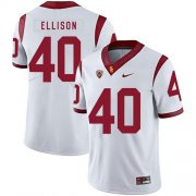 Wholesale Cheap USC Trojans 40 Rhett Ellison White College Football Jersey