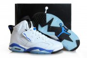 Wholesale Cheap Air Jordan 6 Sport Blue Shoes Sport Blue/white