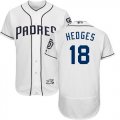 Wholesale Cheap Padres #18 Austin Hedges White Flexbase Authentic Collection Stitched MLB Jersey