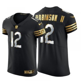 Wholesale Cheap Chicago Bears #12 Allen Robinson Men\'s Nike Black Edition Vapor Untouchable Elite NFL Jersey