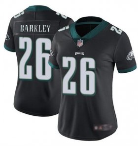 Cheap Women\'s Philadelphia Eagles #26 Saquon Barkley Black Vapor Untouchable Limited Football Jersey(Run Small)