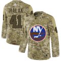 Wholesale Cheap Adidas Islanders #41 Jaroslav Halak Camo Authentic Stitched NHL Jersey