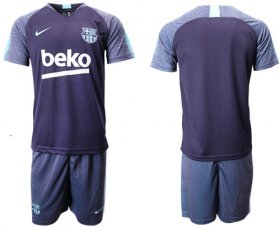 Wholesale Cheap Barcelona Blank Blue Soccer Club Jersey