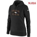 Wholesale Cheap Women's Nike Denver Broncos Heart & Soul Pullover Hoodie Black