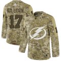 Wholesale Cheap Adidas Lightning #17 Alex Killorn Camo Authentic Stitched NHL Jersey