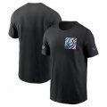 Wholesale Cheap Men's Indianapolis Colts Black 2023 Crucial Catch Sideline Tri-Blend T-Shirt