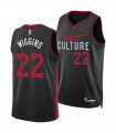 Cheap Men's Miami Heat #22 Andrew Wiggins Black 2025 City Edition Stitched Basketball Jersey