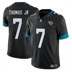 Cheap Men\'s Jacksonville Jaguars #7 Brian Thomas Jr Black 2024 Draft Vapor Untouchable Limited Football Stitched Jersey