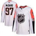 Wholesale Cheap Adidas Oilers #97 Connor McDavid White 2018 All-Star Pacific Division Authentic Stitched Youth NHL Jersey