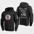 Wholesale Cheap Bruins #31 Zane Mcintyre NHL Banner Wave Usa Flag Black Hoodie