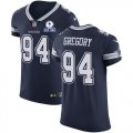 Wholesale Cheap Nike Cowboys #94 Randy Gregory Navy Blue Team Color Men's Stitched With Established In 1960 Patch NFL Vapor Untouchable Elite Jersey