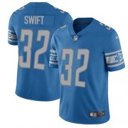 Wholesale Cheap Nike Lions #32 D'Andre Swift Blue Team Color Youth Stitched NFL Vapor Untouchable Limited Jersey